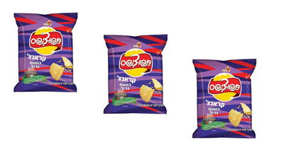 3X Elite Israeli Crunchy Tapuchips Grill Snack Kosher Original Taste 50 gr - KOSHERTOP